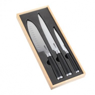 Set 3 couteaux type japonais en coffret / Notre Selection